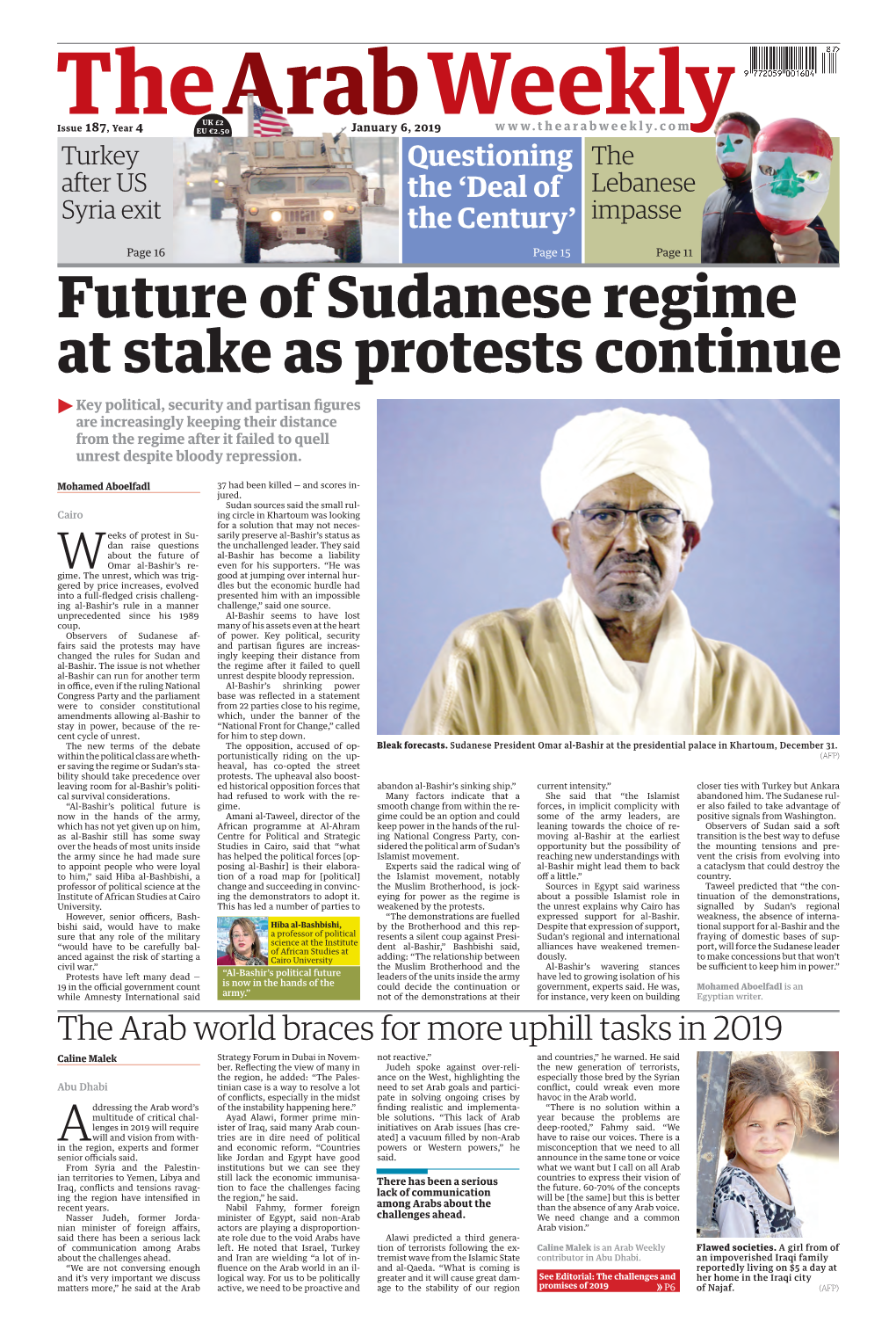 Future of Sudanese Regime at Stake As Protests Continue