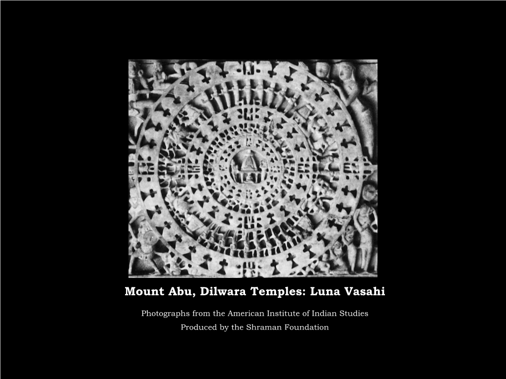 Mount Abu, Dilwara Temples: Luna Vasahi