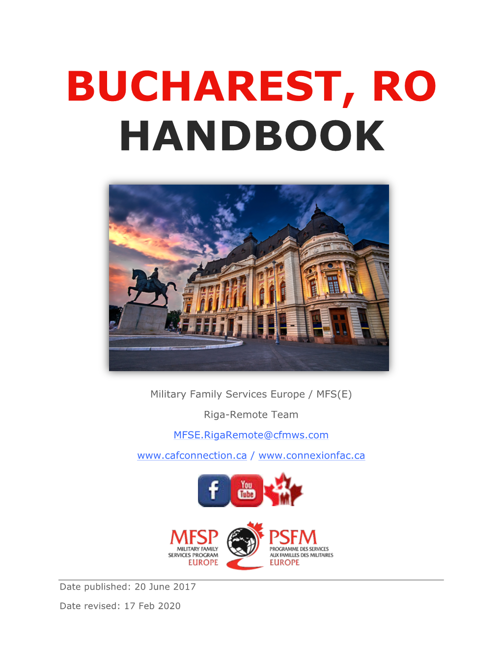 Bucharest, Ro Handbook