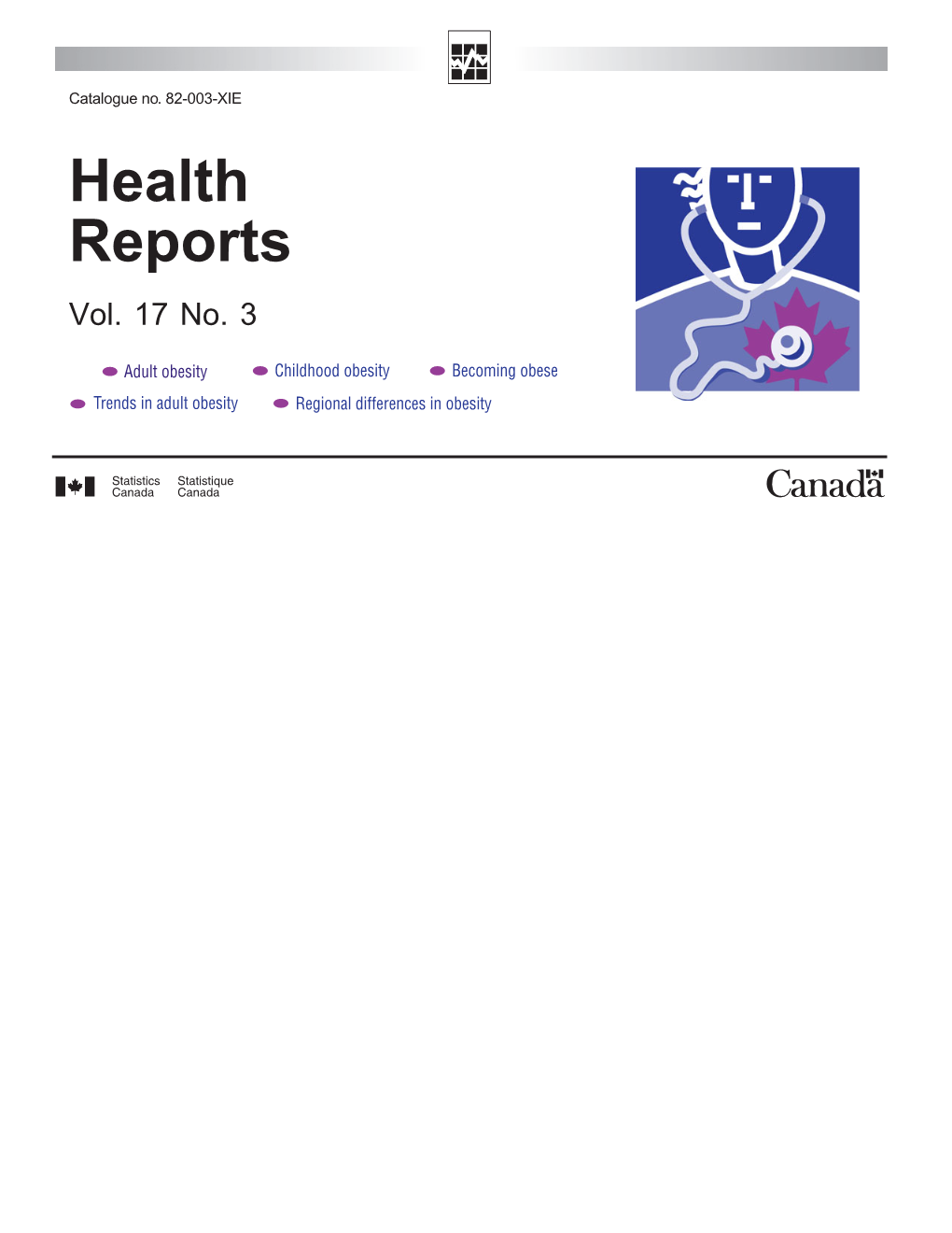 Health Reports, Vol. 17, No. 3