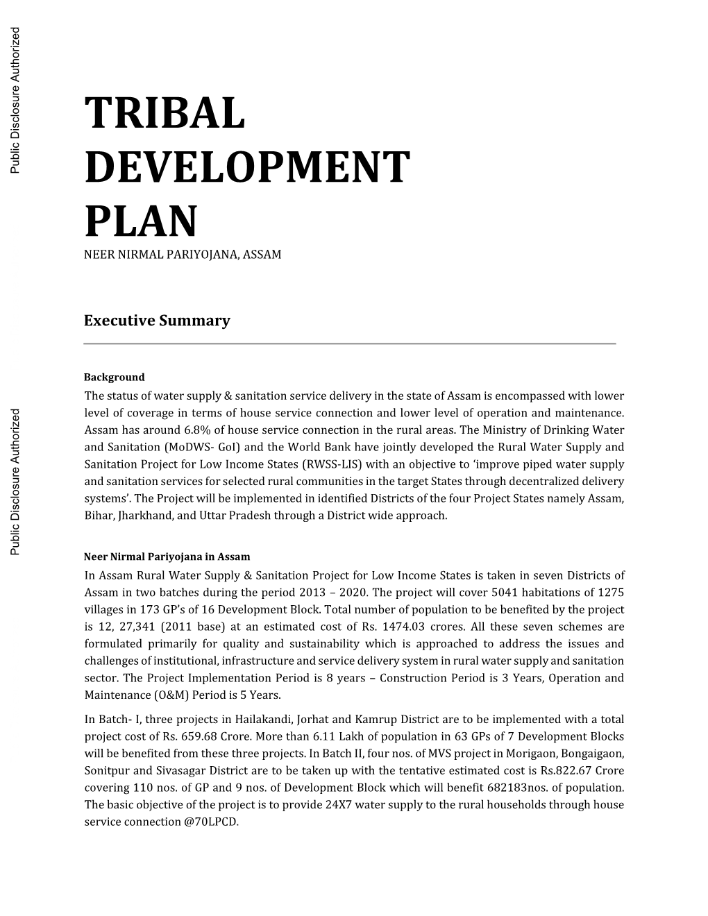 World Bank Document