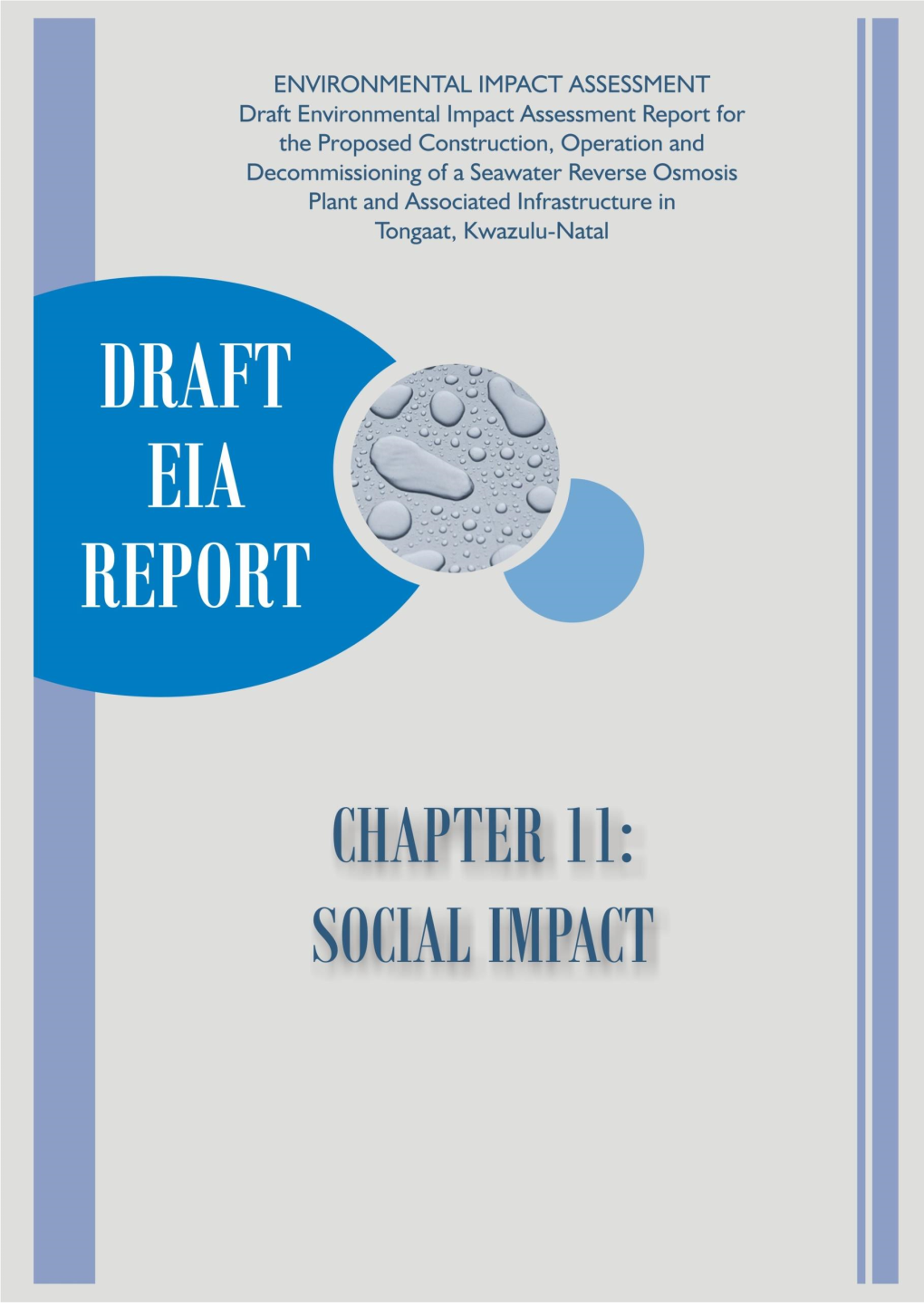 DEIAR UW Chap 11 Social Impacts Tongaat 140116.Pdf