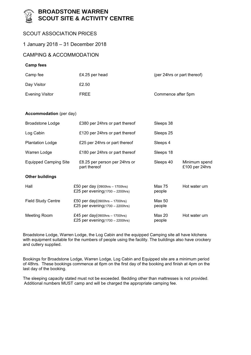 East Sussex County Scout Prices