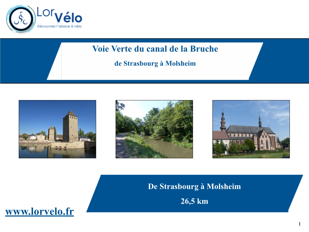 Voie Verte Du Canal De La Bruche De Strasbourg À Molsheim