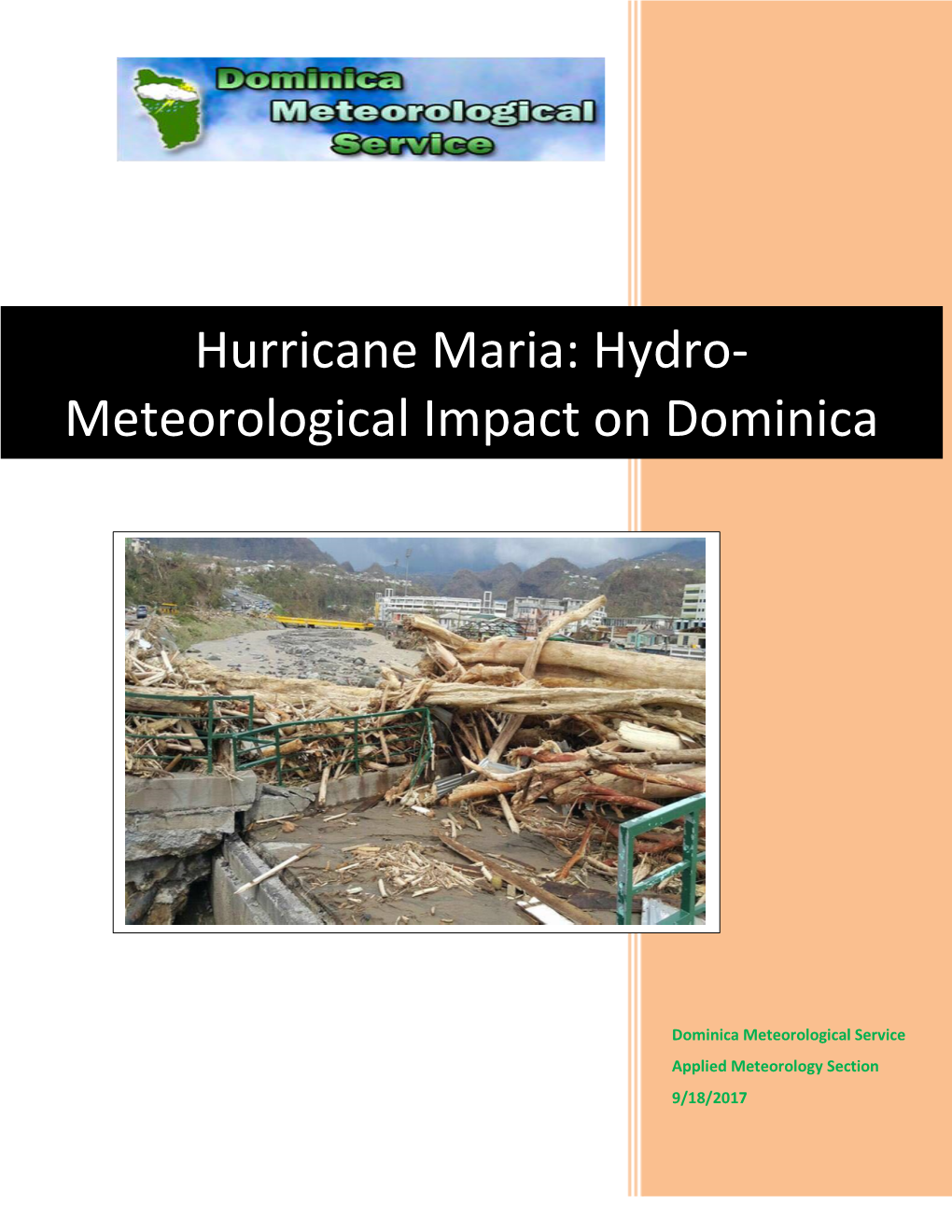 Hurricane Maria: Hydro- Meteorological Impact on Dominica