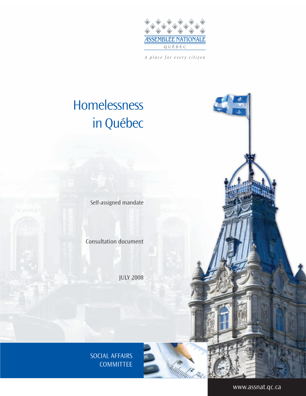 Homelessness in Québec