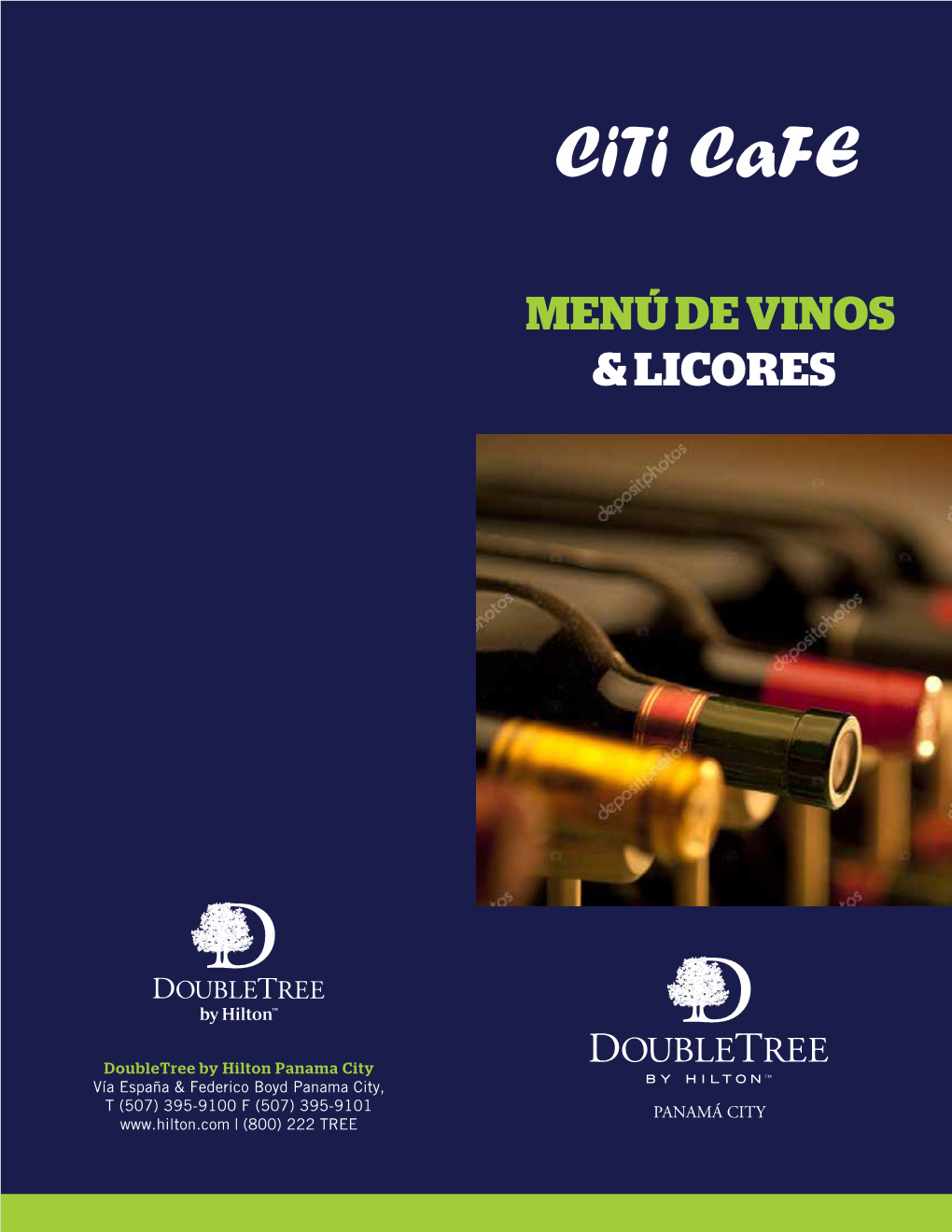 Menu De Vinos Y Licores Doubletree AGO 2019