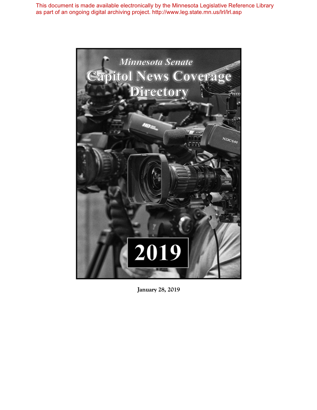 Capitol News Coverage Directory 2019