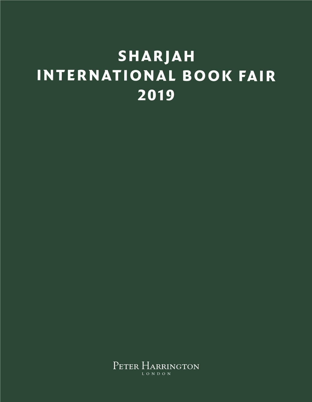 Sharjah International Book Fair 2019