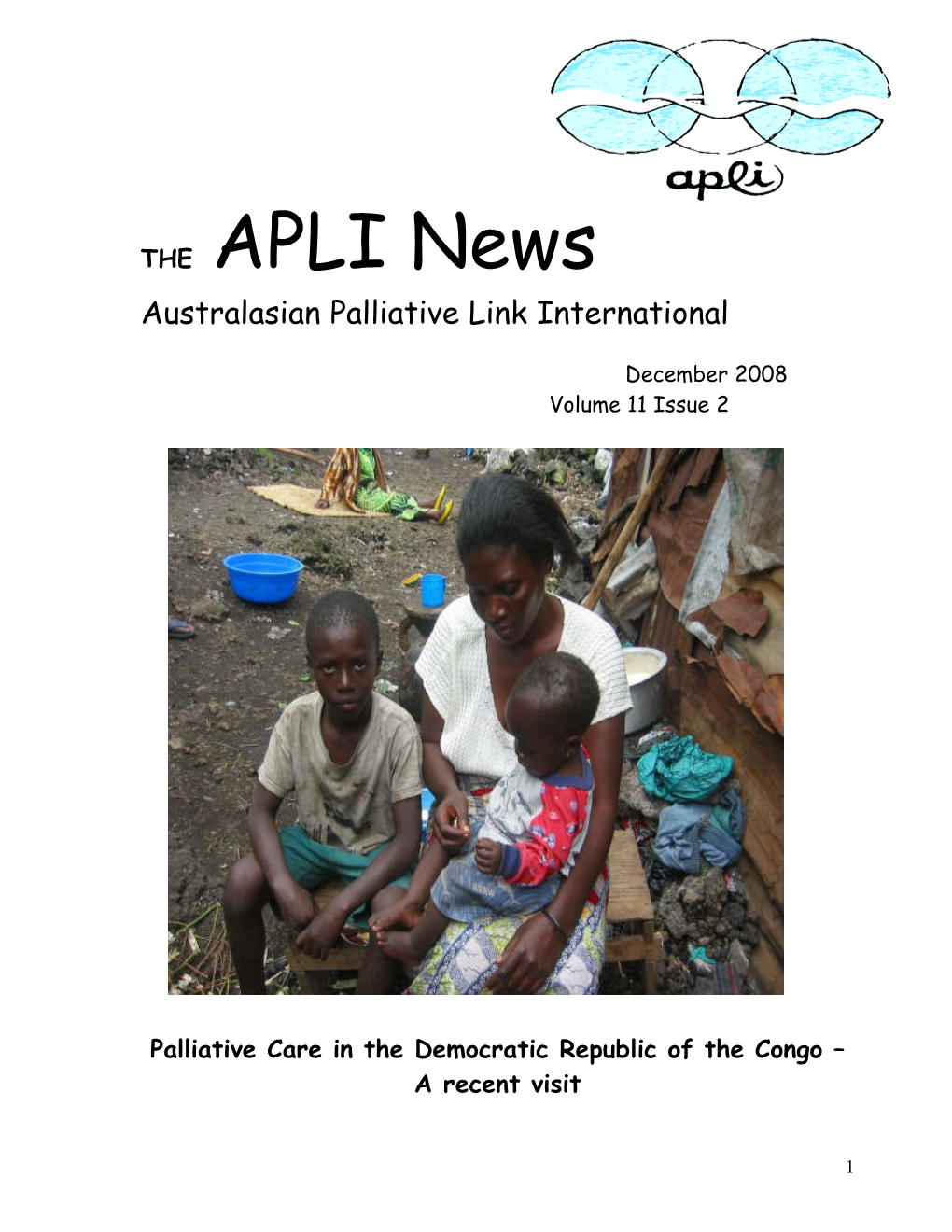 Palliative Care in the Democratic Republic of the Congo