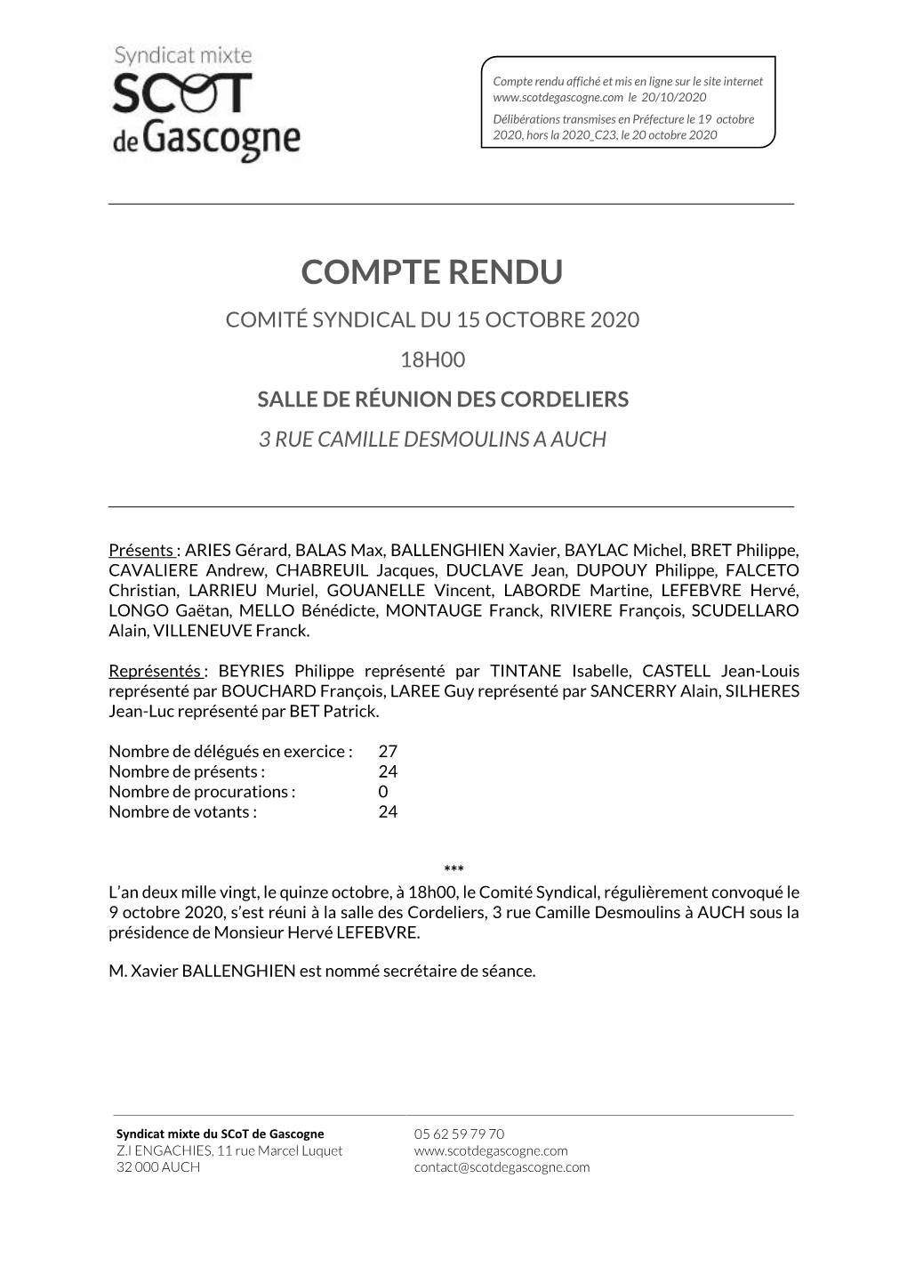 Compte Rendu