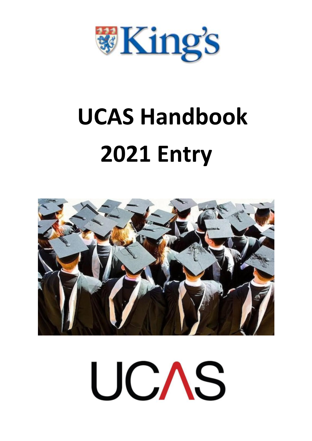 UCAS Handbook 2021 Entry