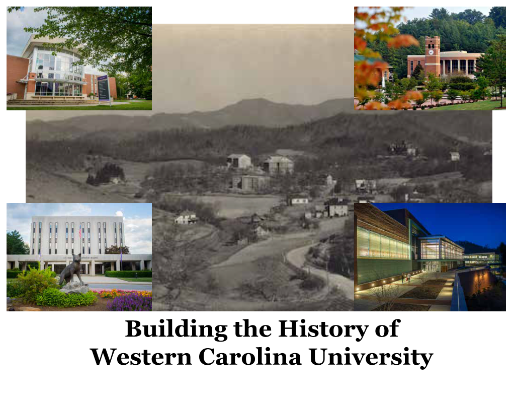 Building the History of Western Carolina University 1924 Moore Building