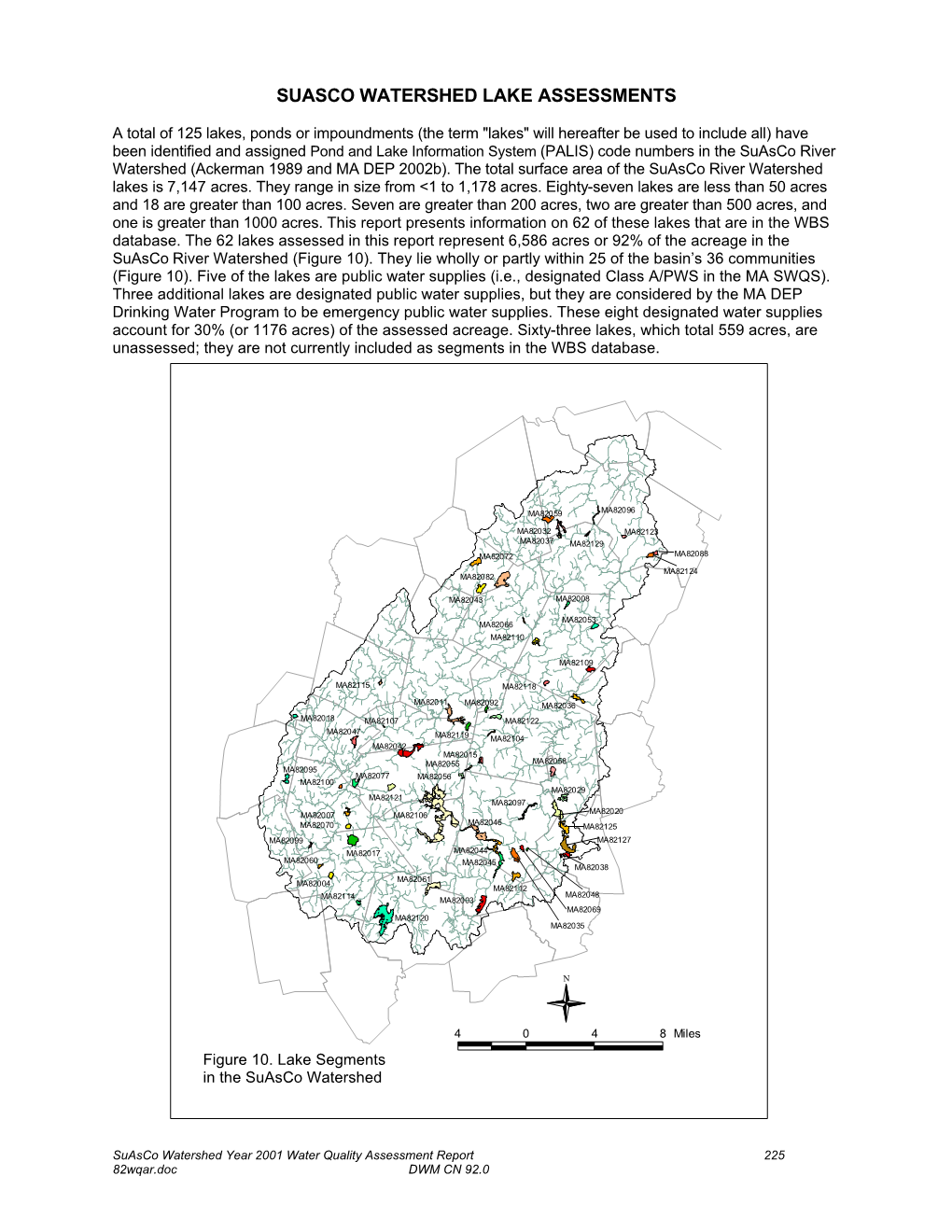 Suasco Watershed Lake Assessments