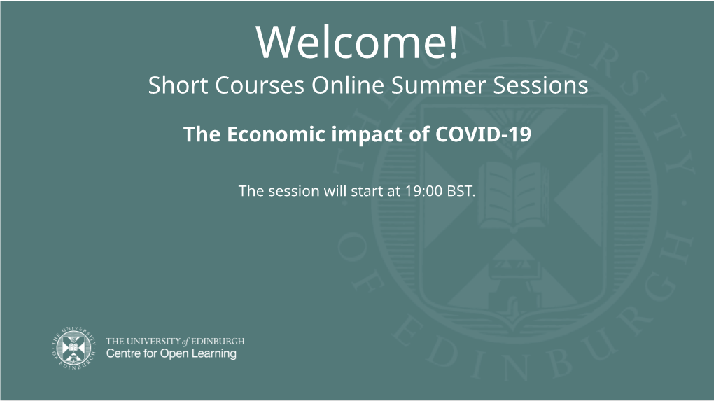 The Economic Impact of COVID-19