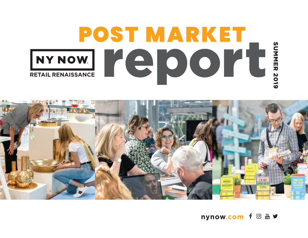 POST MARKET REPORT 20K+ 2.3K+ 200+ Attendees Exhibiting Brands Media Brands