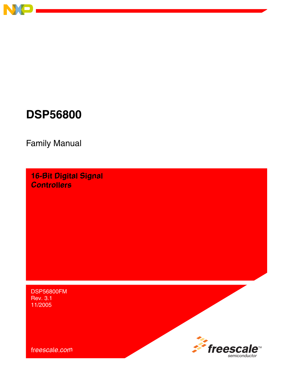 DSP56800 16-Bit Digital Signal Processor Family Manual