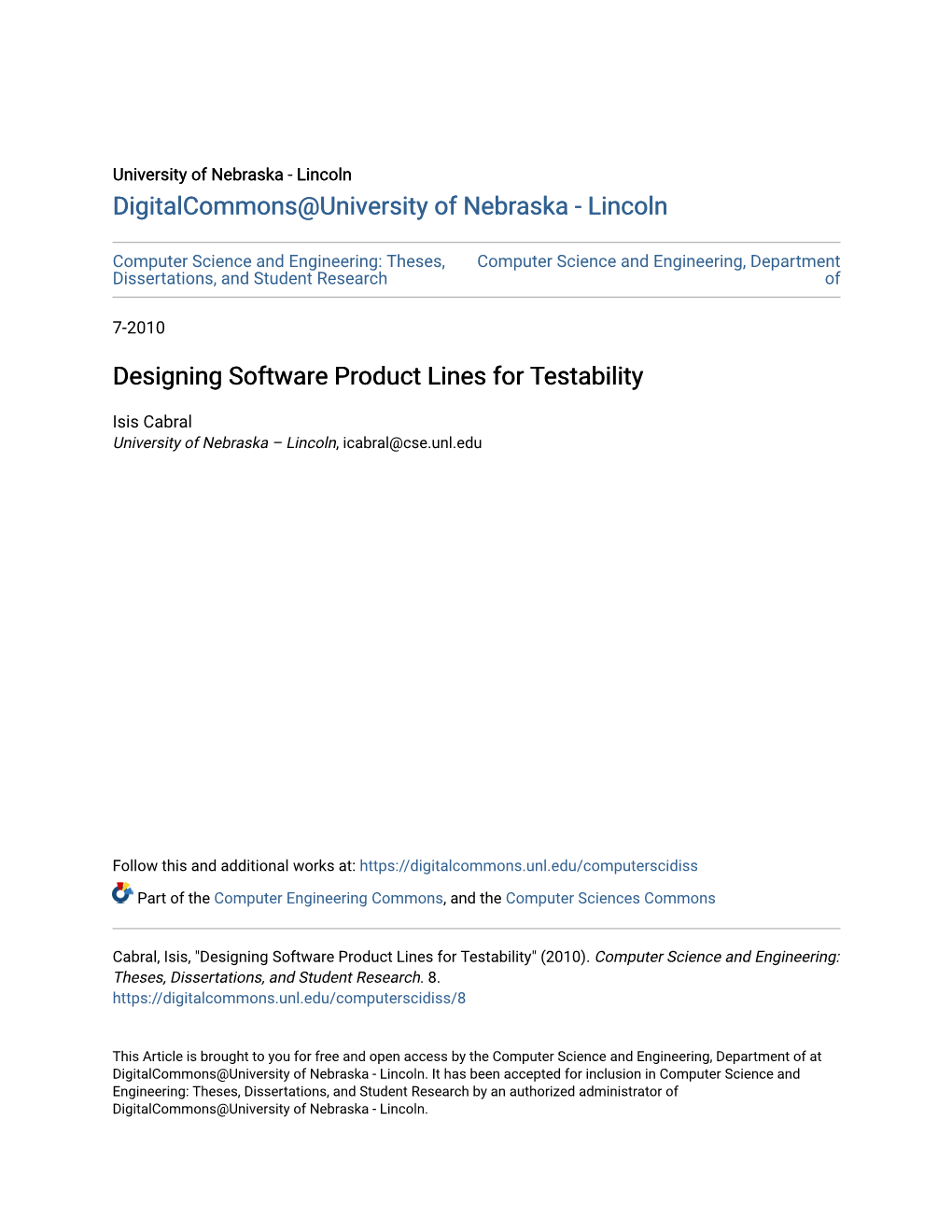 Designing Software Product Lines for Testability