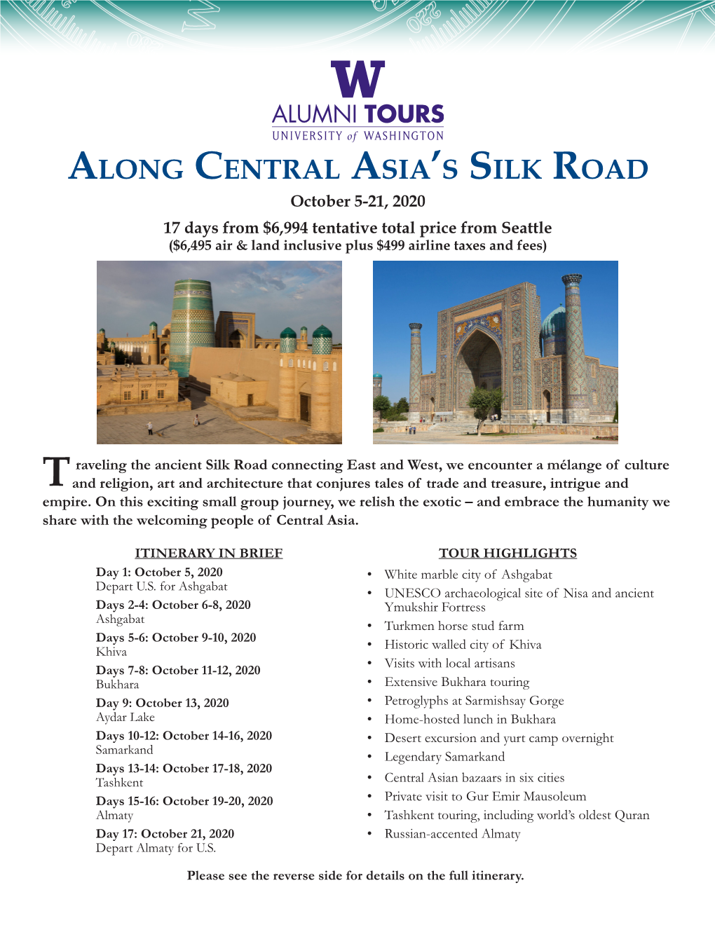 Along Central Asia's Silk Road