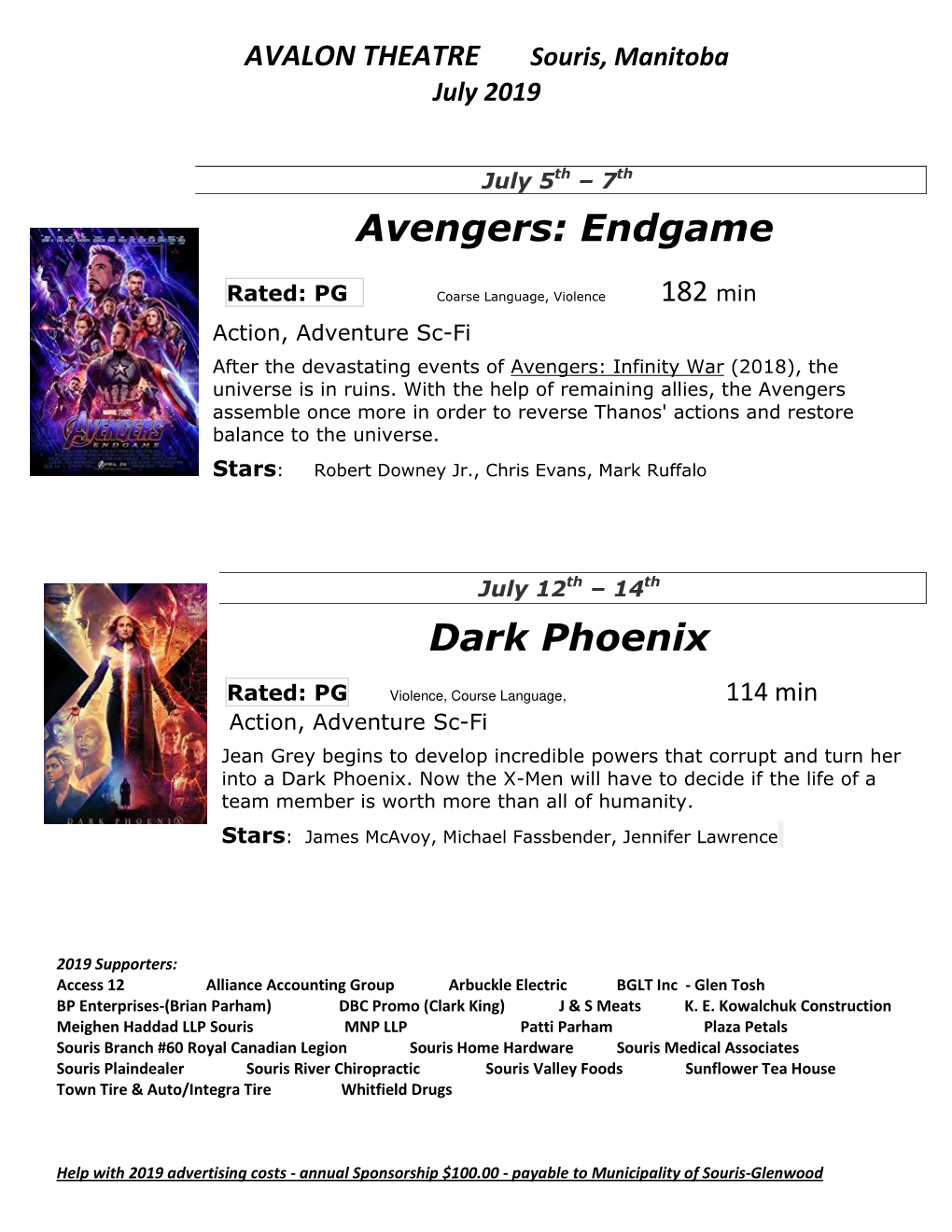 Avengers: Endgame Dark Phoenix