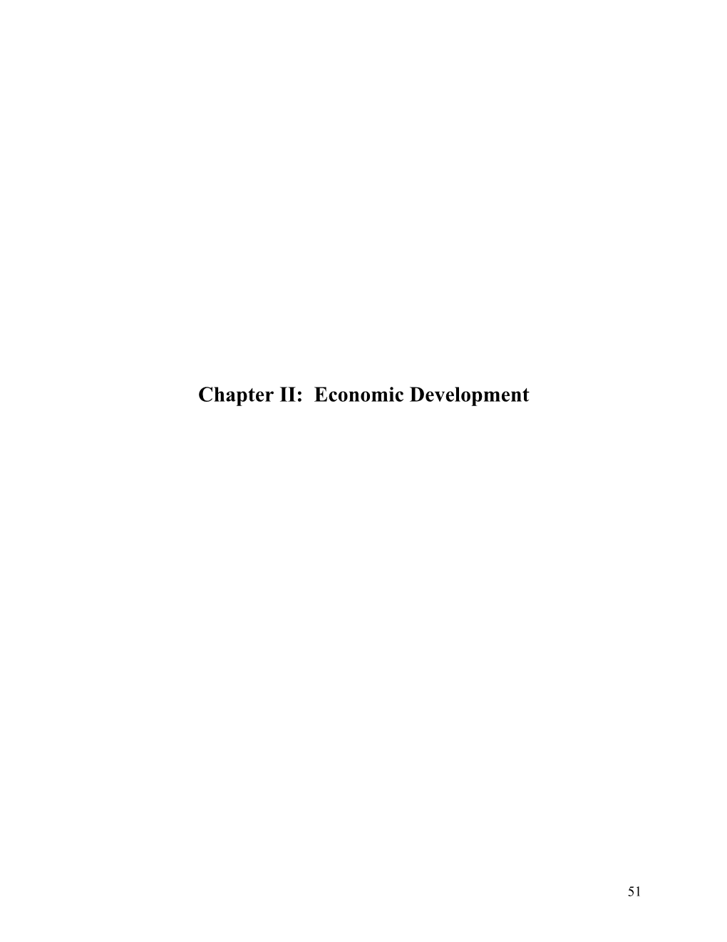 Economic Development