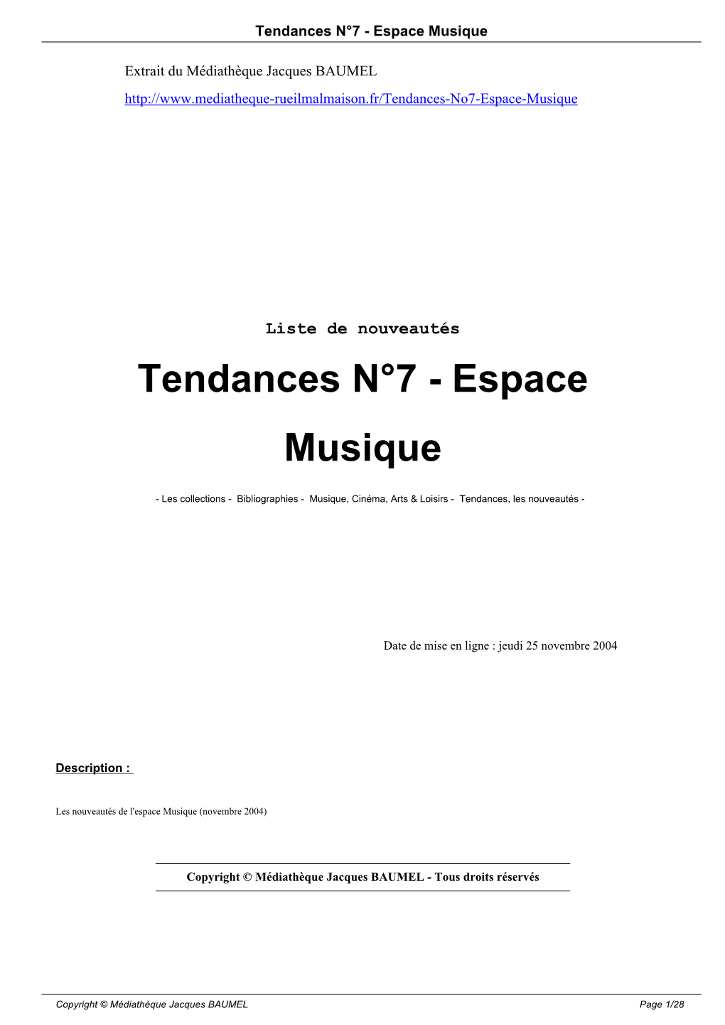 Espace Musique