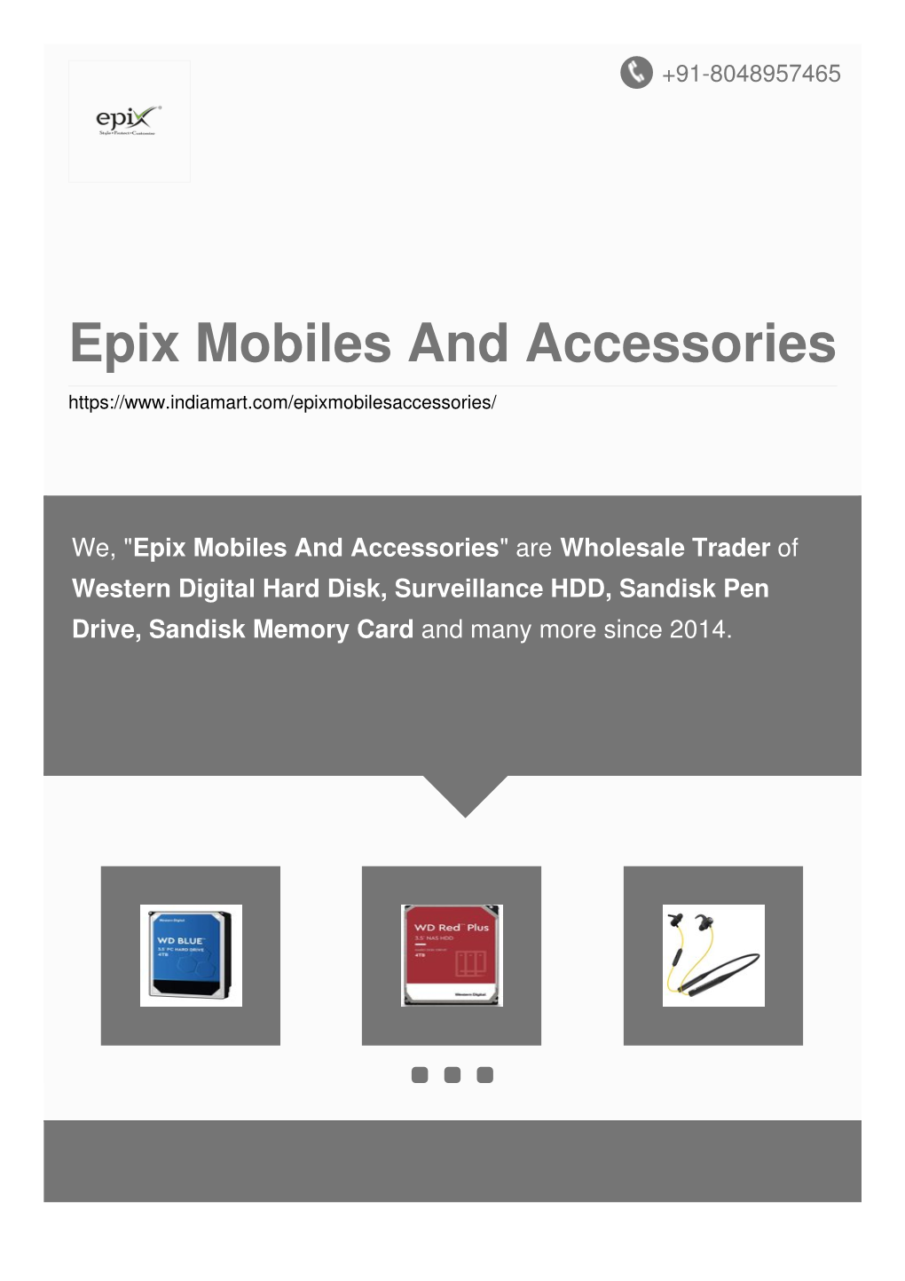 Epix Mobiles and Accessories