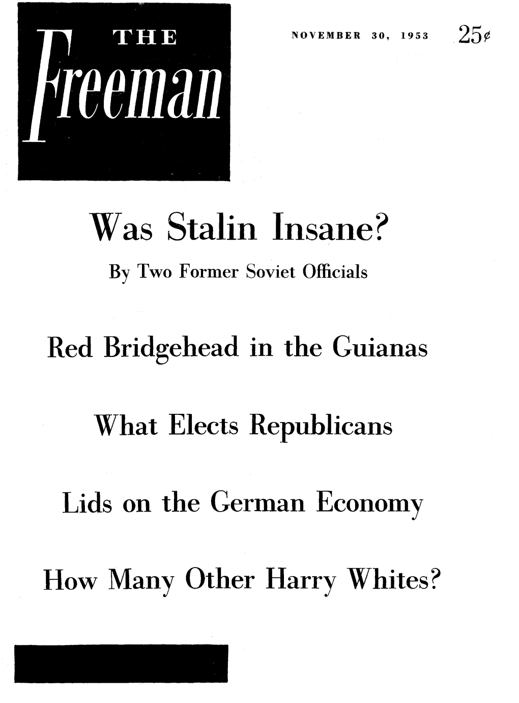 The Freeman November 1953