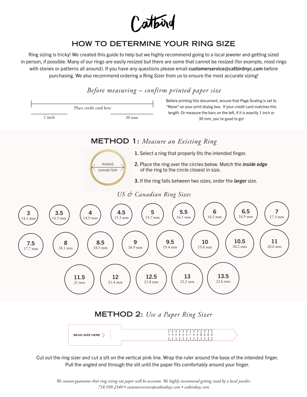 HOW to DETERMINE YOUR RING SIZE Before Measuring