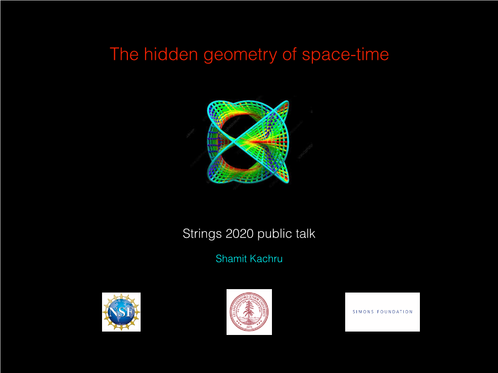 The Hidden Geometry of Space-Time