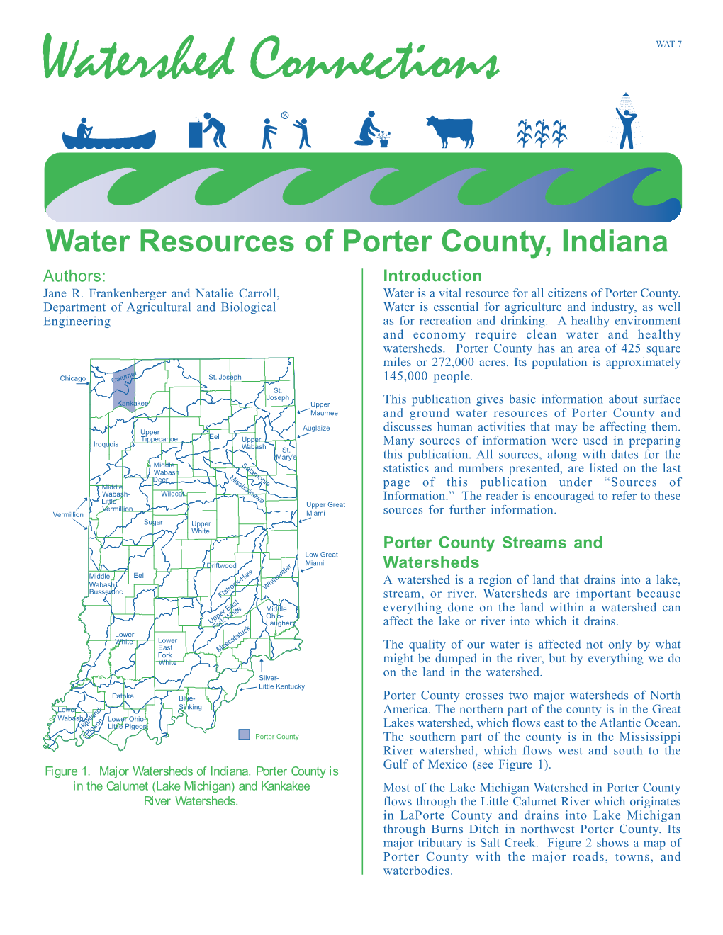 Water Resources of Porter County, Indiana Authors: Introduction Jane R