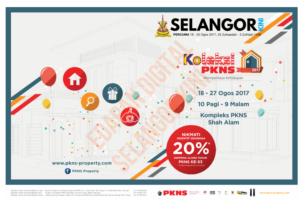 PERCUMA 18 - 25 Ogos 2017, 25 Zulkaedah - 3 Zulhijah 1438