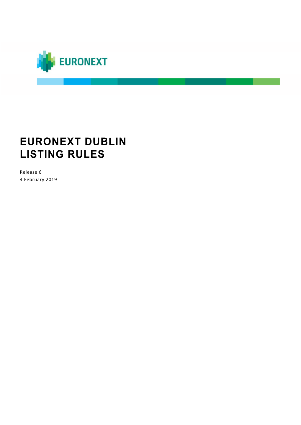 Euronext Dublin Listing Rules