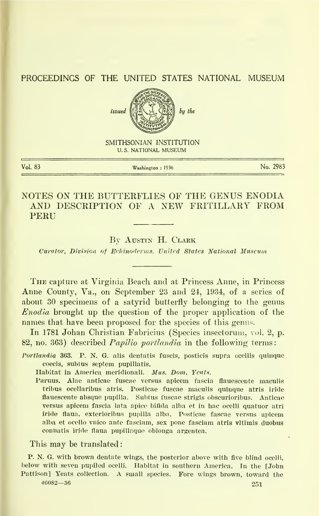 Proceedings of the United States National Museum