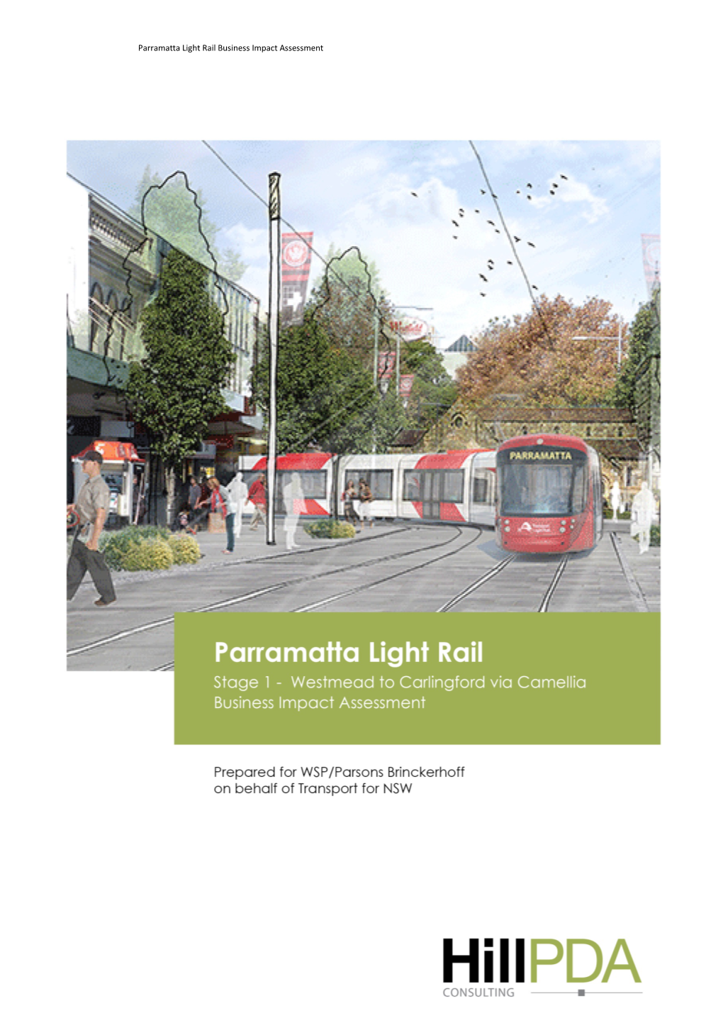 Parramatta Light Rail Business Impact Assessment