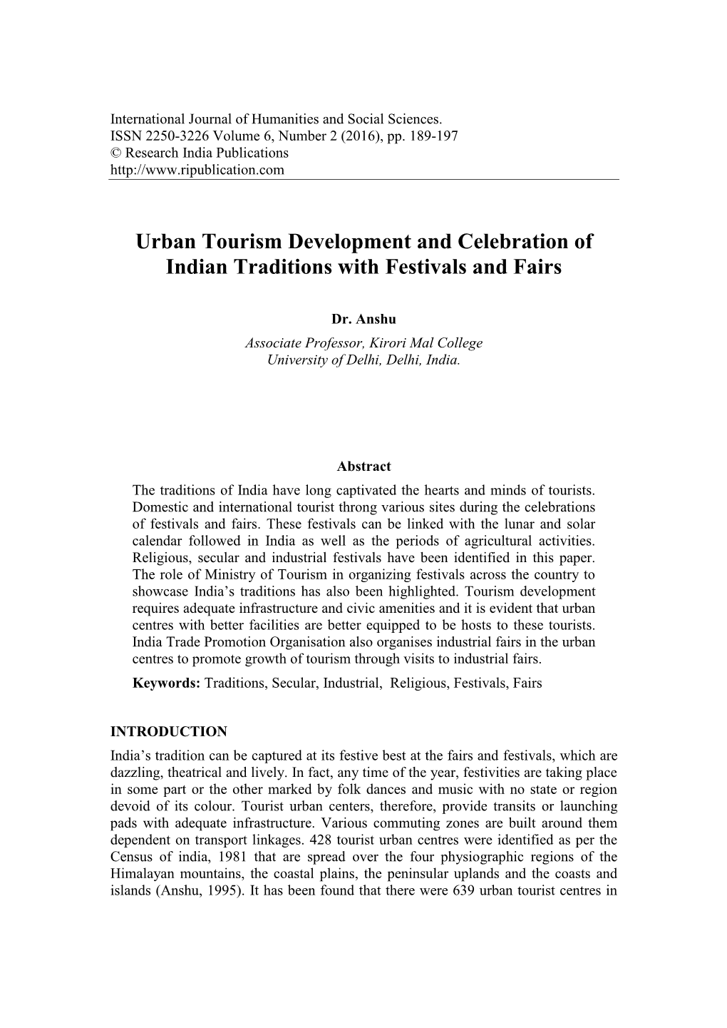 Festivals and Fairs