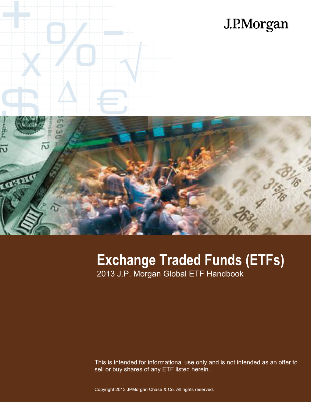 Exchange Traded Funds (Etfs) 2013 J.P