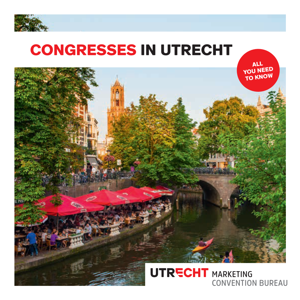 Congresses in Utrecht All You Need to Know Colophon Content