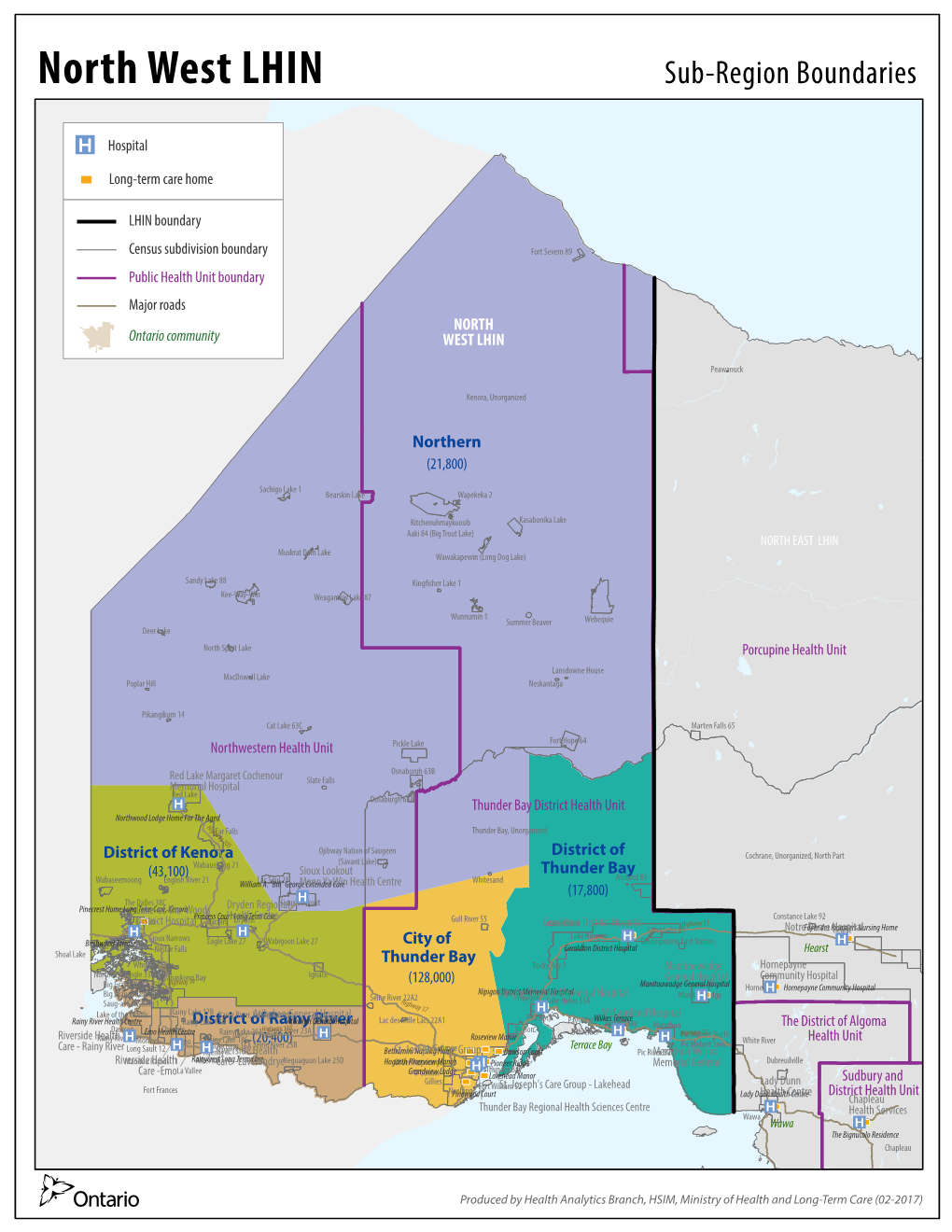 Download North West LHIN Sub-Region