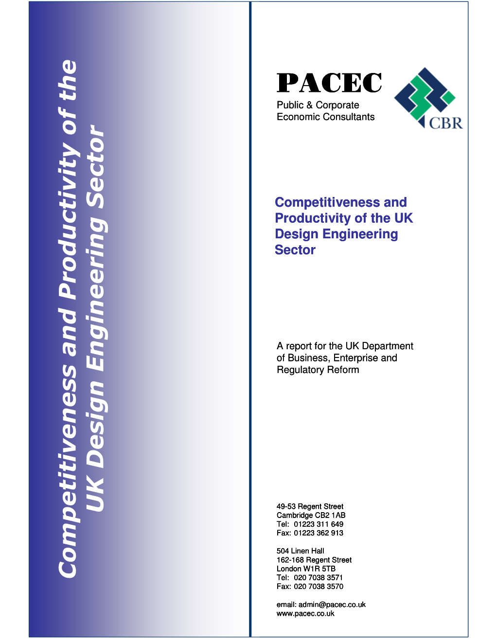 Competitiveness and Productivity of the UK Design Engineering Sector