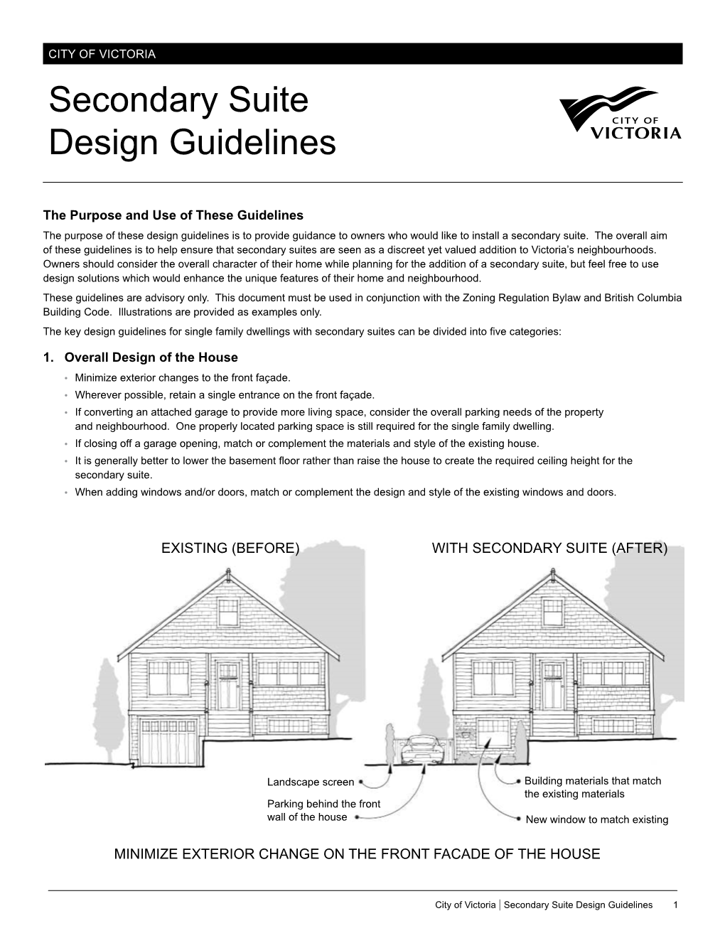 Secondary Suite Design Guidelines