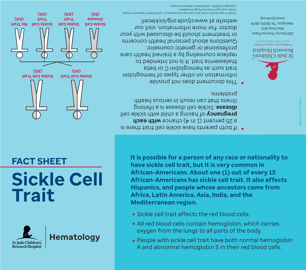 Fact Sheet: Sickle Cell Trait