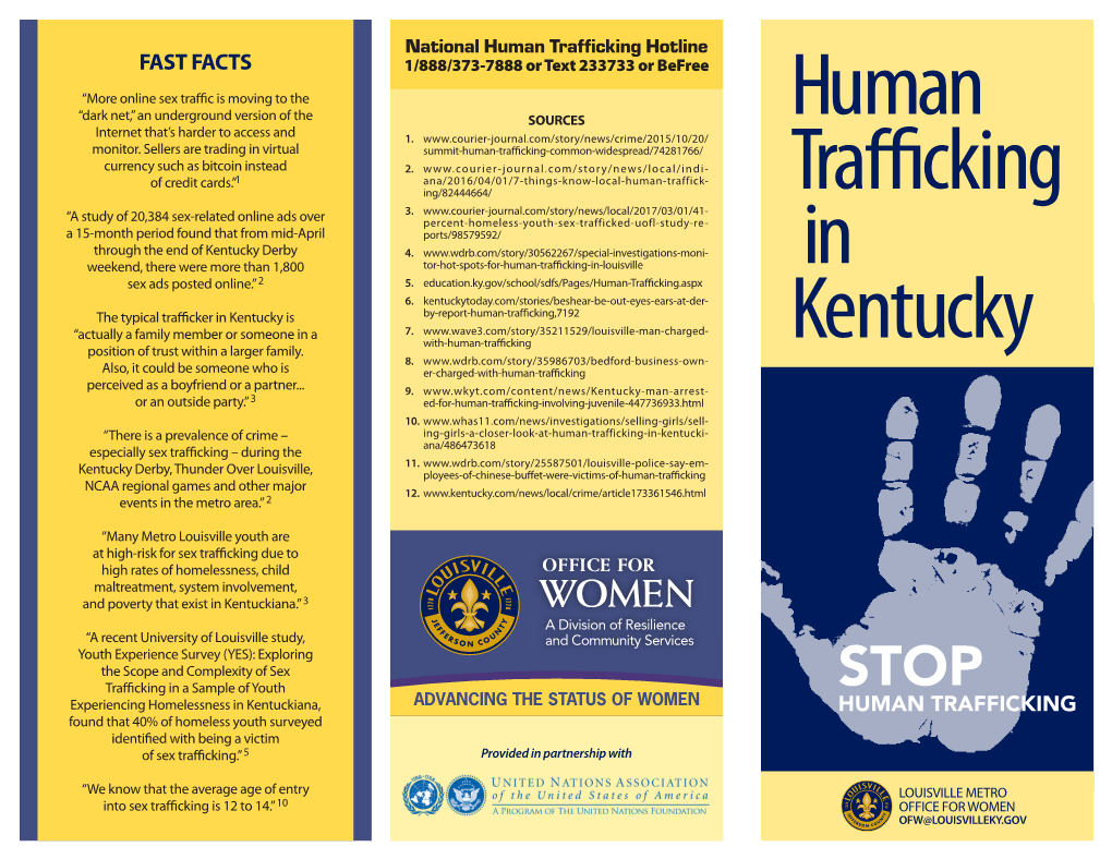 Human Trafficking in Kentucky