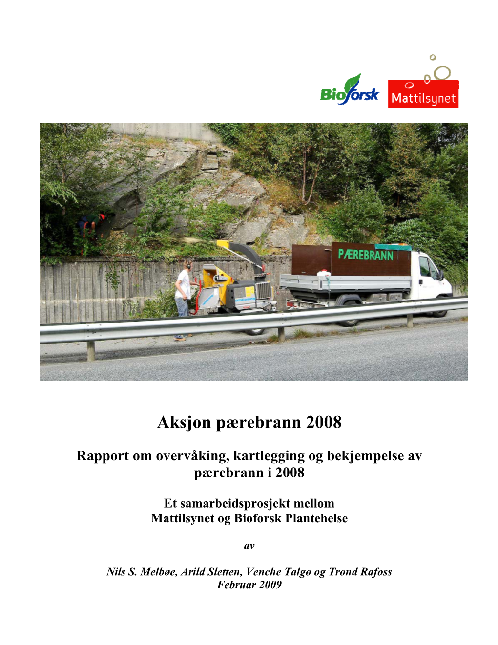 Pærebrannrapport 2008