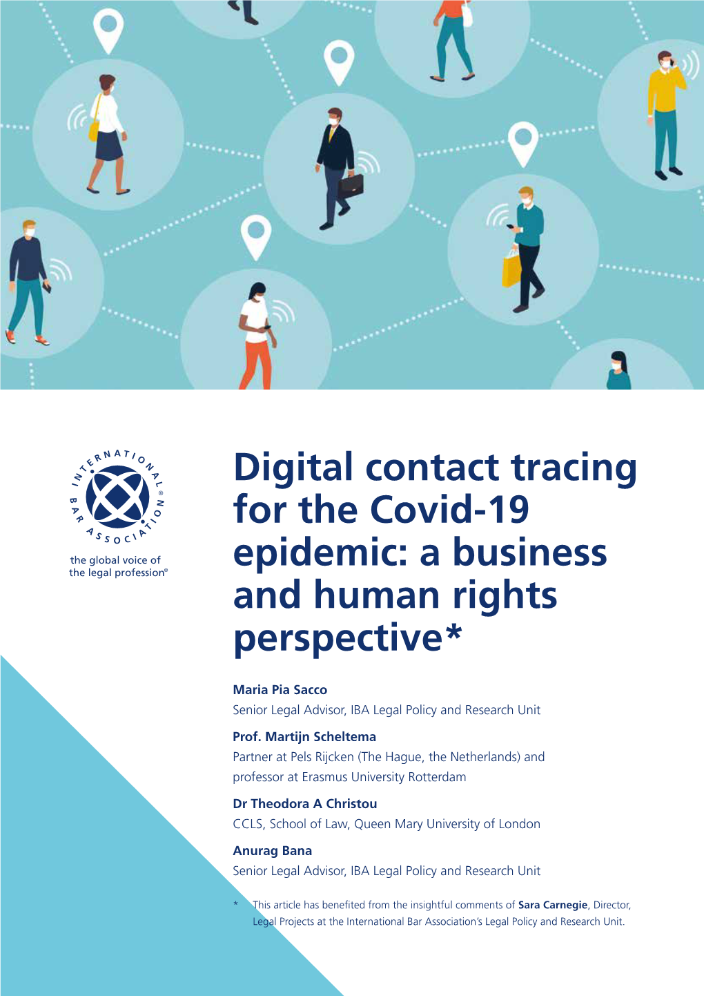 Digital Contact Tracing for the Covid-19 Epidemic: a Business and Human Rights Perspective*