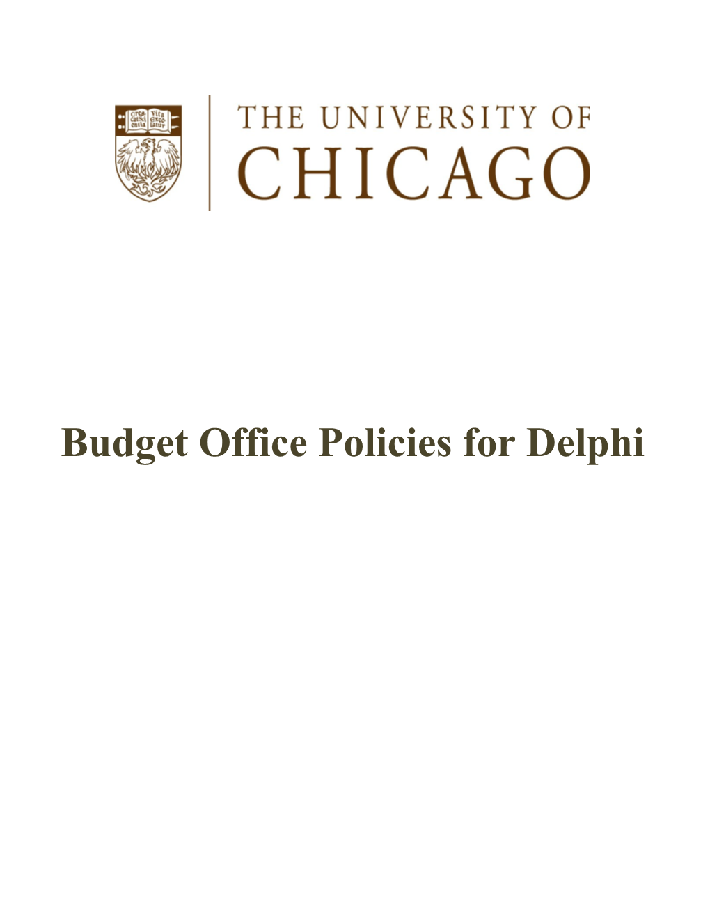 Delphi Policy Document