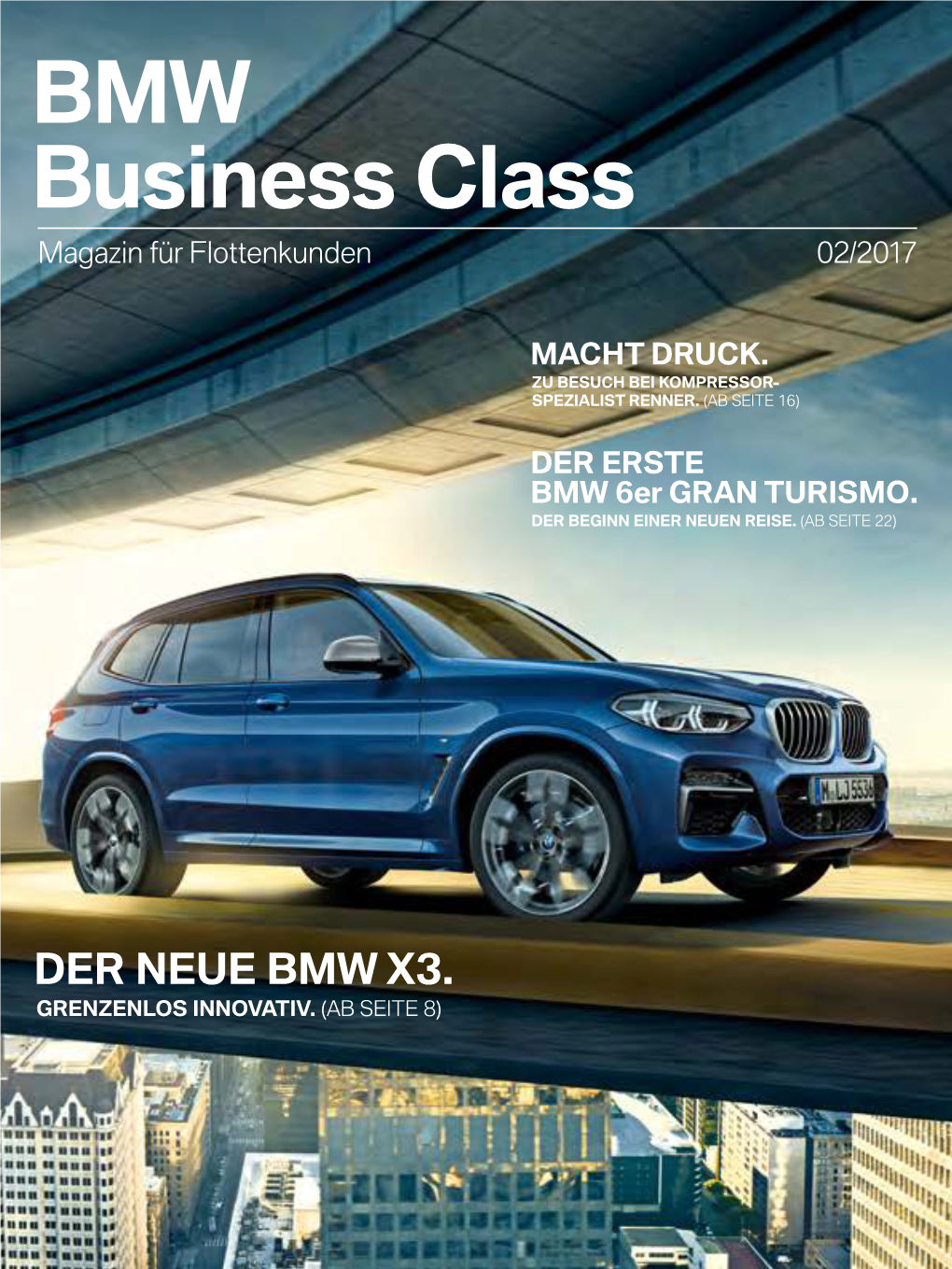 BMW Business Class Magazin Für Flottenkunden 02/2017