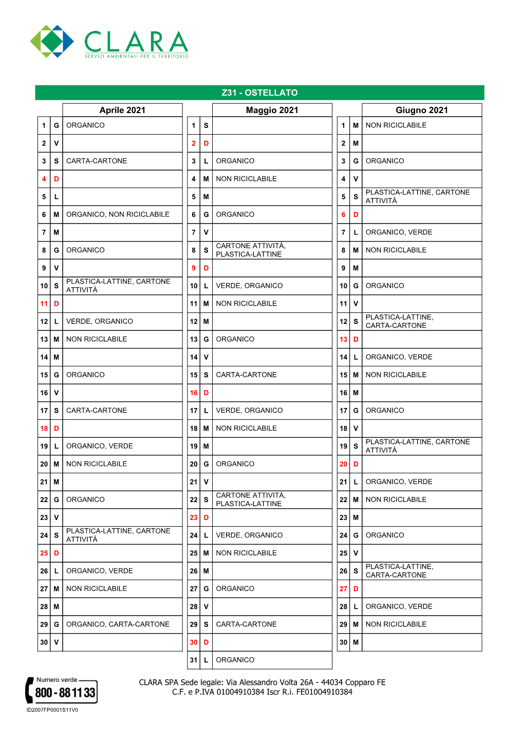 Ecocalendario