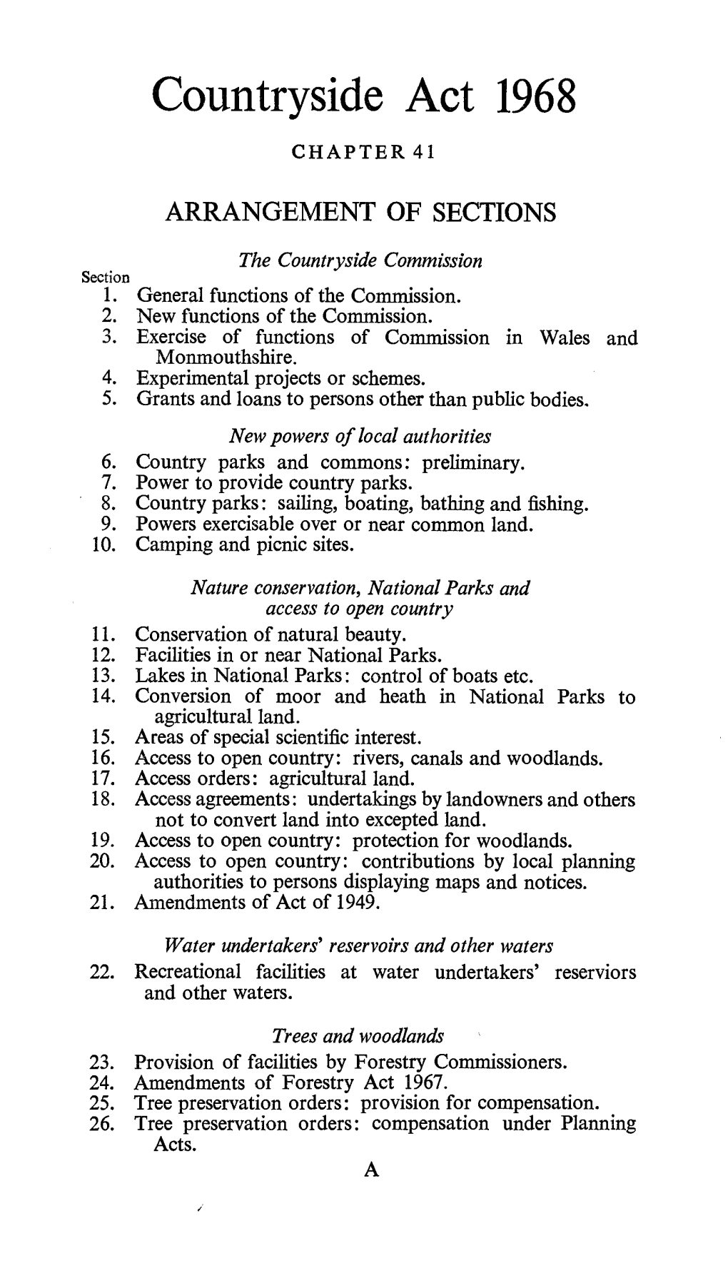 Countryside Act 1968 CHAPTER 41