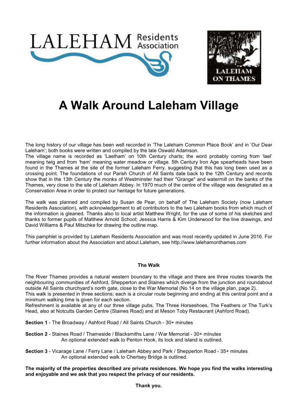 A Walk Around Laleham Village